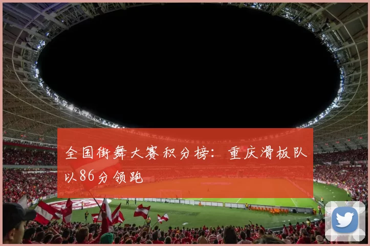 全国街舞大赛积分榜：重庆滑板队以86分领跑